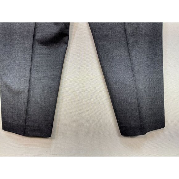 Farah Men’s Dress Pants Flat Front Stretch Size 34x26 Solid Blue Casua Pockets - Picture 11 of 12